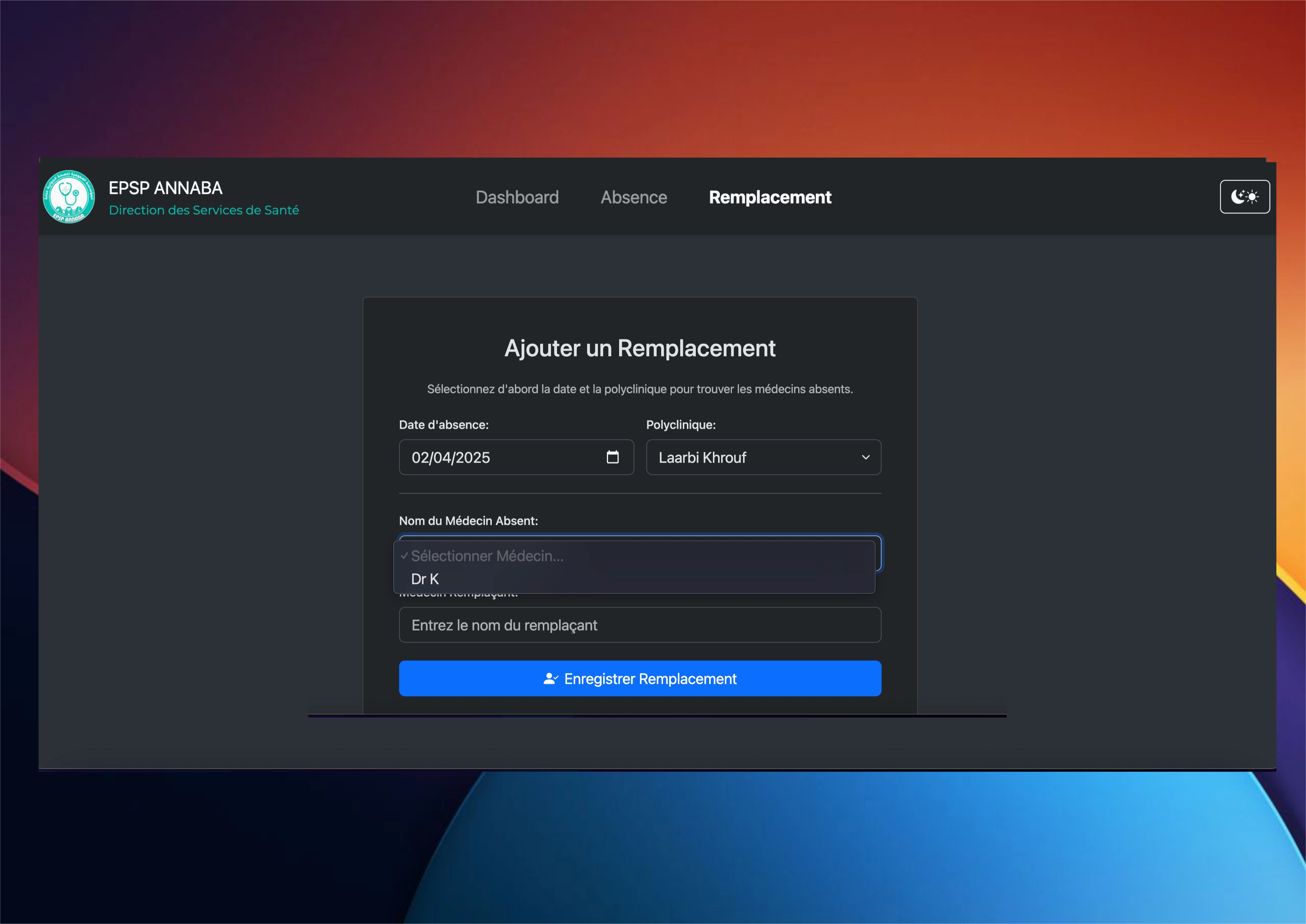 The Clinic Website - Contact Form
